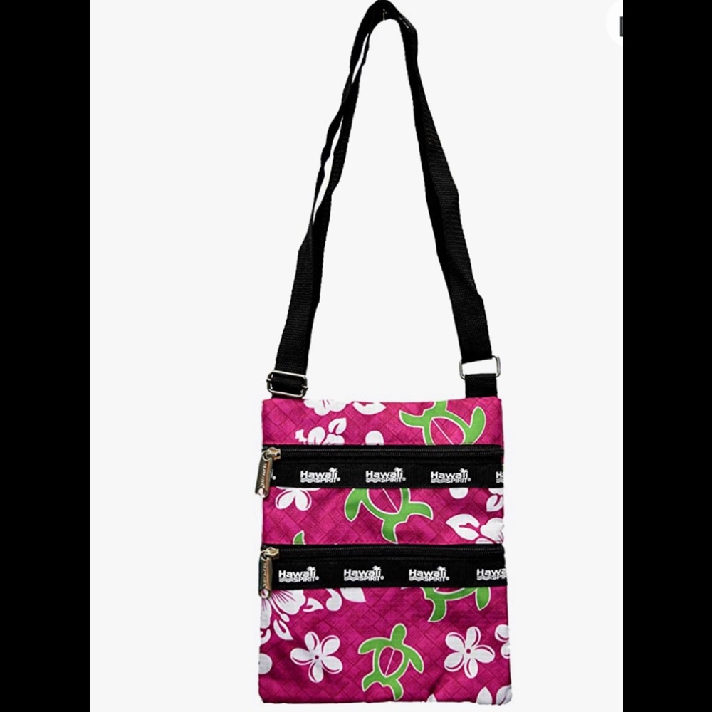 NWT Hawaiian Print 8888 Cross body Bag